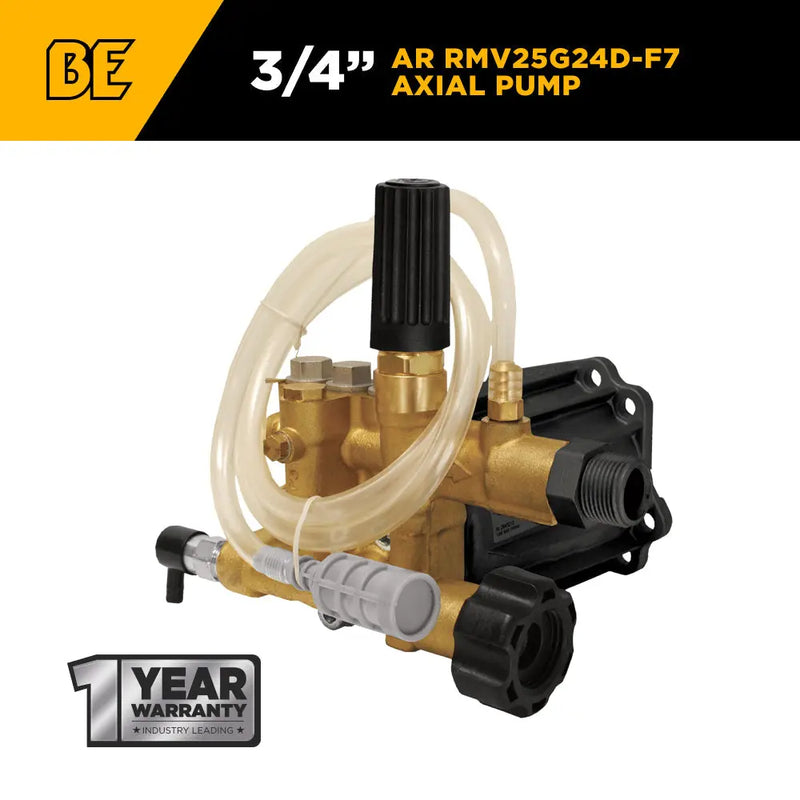 AR RMV25G24D-F7 Pump – 2.5 GPM, 2,400 PSI, 3/4" Shaft BE Power Equipment