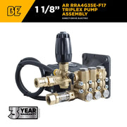 AR RRA4G35E-F17 Pump Assembly – 4.0 GPM, 3,500 PSI, 1 1/8" Shaft BE Power Equipment