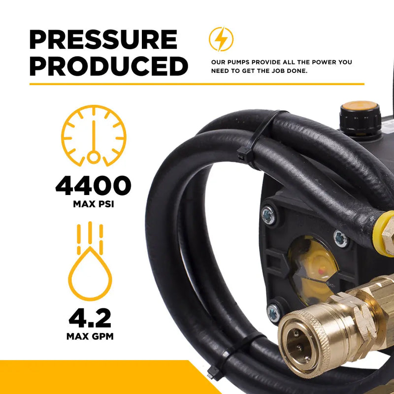 AR RRV4G40D-F24 Pump Assembly – 4.2 GPM, 4,400 PSI, 1" Shaft BE Power Equipment