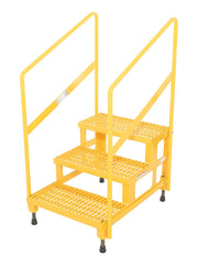Vestil Adjustable Step Stands with Handrail