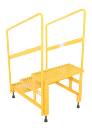 Vestil Adjustable Step Stands with Handrail