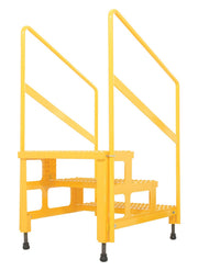 Vestil Adjustable Step Stands with Handrail