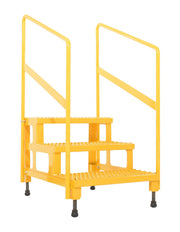 Vestil Adjustable Step Stands with Handrail