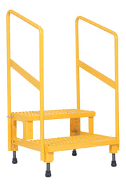 Vestil Adjustable Step Stands with Handrail