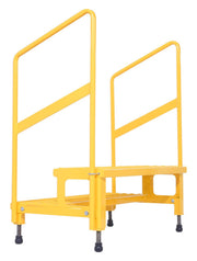 Vestil Adjustable Step Stands with Handrail