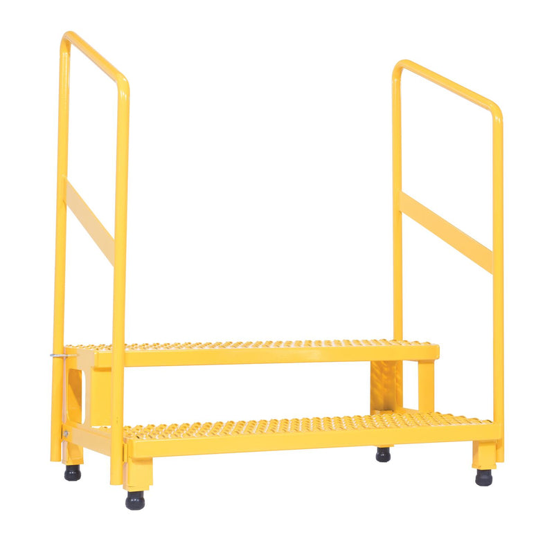 Vestil Adjustable Step Stands with Handrail