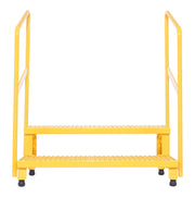 Vestil Adjustable Step Stands with Handrail