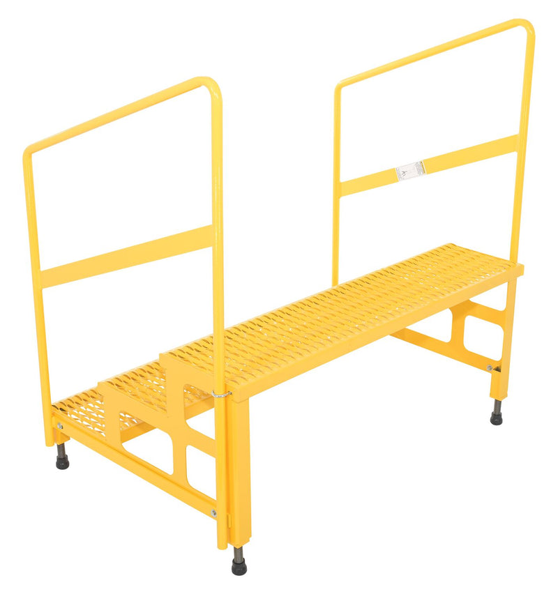 Vestil Adjustable Step Stands with Handrail