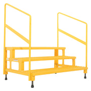 Vestil Adjustable Step Stands with Handrail