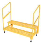 Vestil Adjustable Step Stands with Handrail