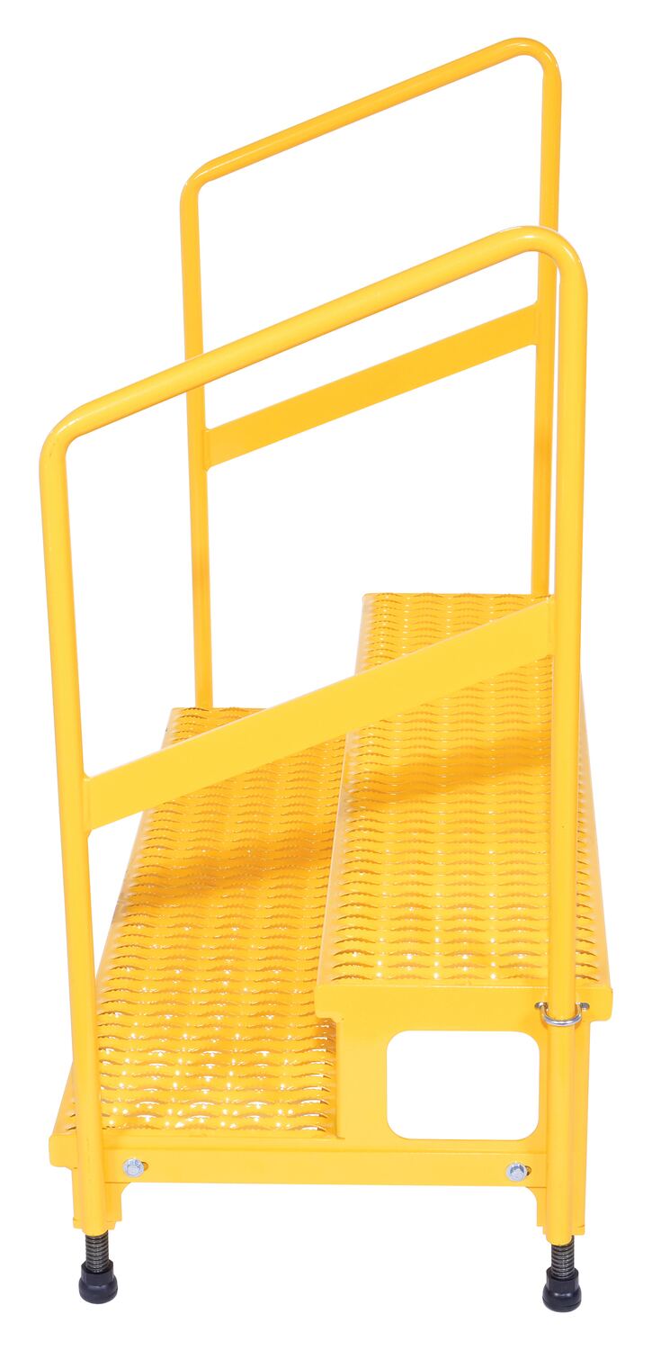 Vestil Adjustable Step Stands with Handrail