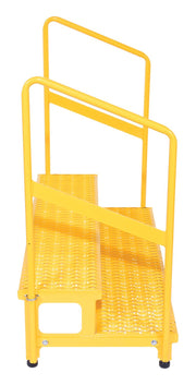 Vestil Adjustable Step Stands with Handrail