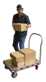 Vestil Heavy Duty Aluminum Treadplate Platform Trucks (ATP)