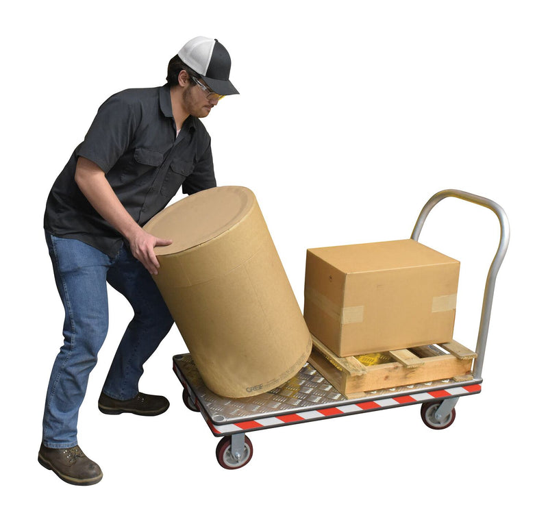 Vestil Heavy Duty Aluminum Treadplate Platform Trucks (ATP)