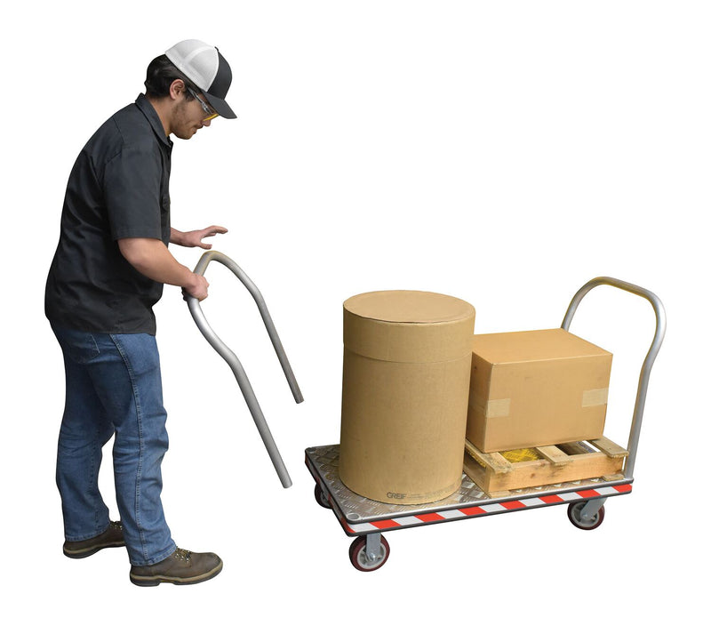 Vestil Heavy Duty Aluminum Treadplate Platform Trucks (ATP)