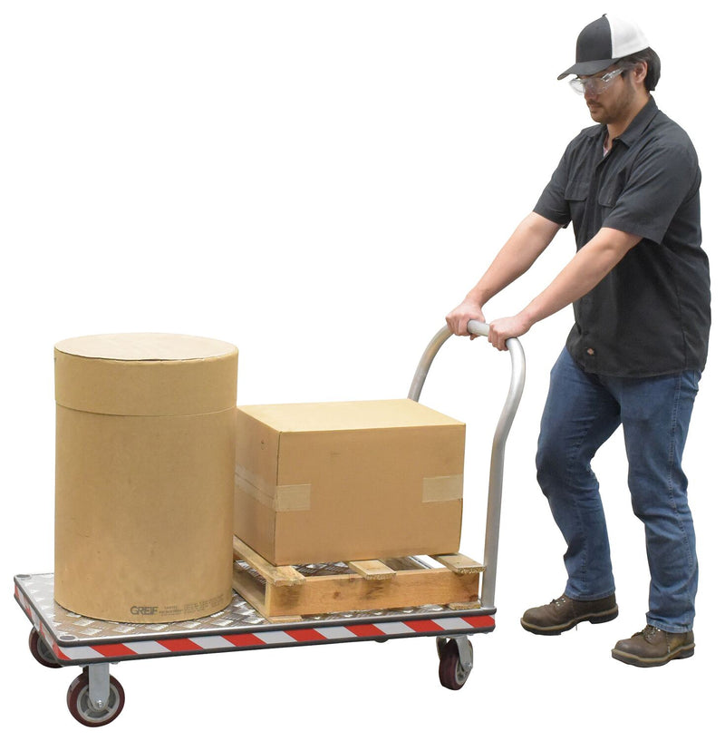 Vestil Heavy Duty Aluminum Treadplate Platform Trucks (ATP)