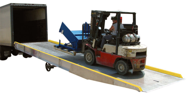 Vestil Yard Ramp Option-Yellow Curb Paint