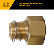 Adapter Garden Hose Hex BE Power Equipment