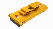 Apex Hoppers | Heavy Duty Forklift Push Broom - 60" Apex Hoppers