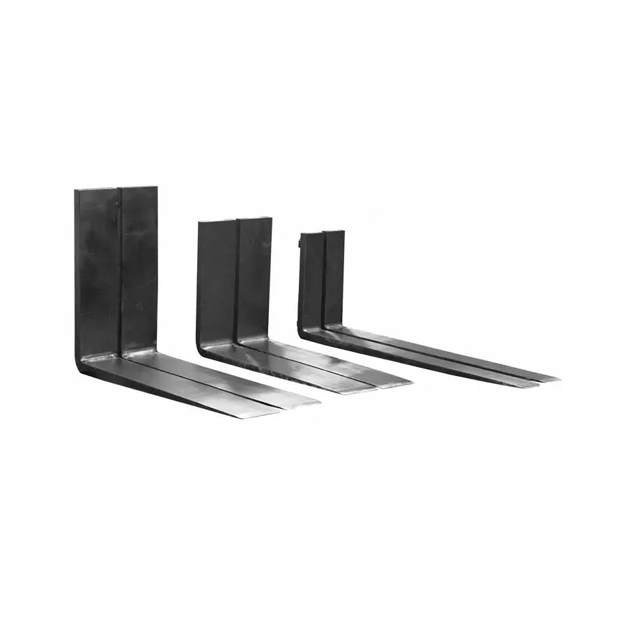 Three black forks