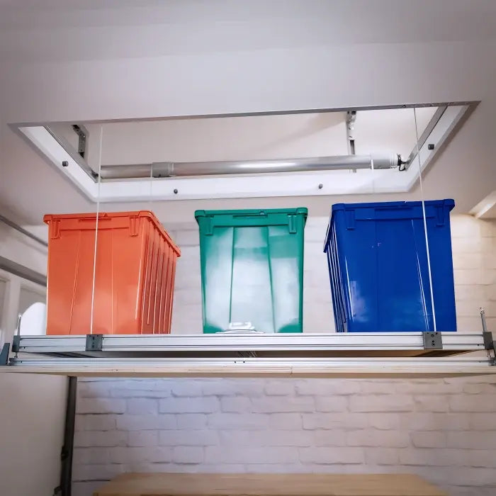 Auxx Lift 400lbs Garage Attic Storage Lift System Auxx Lift