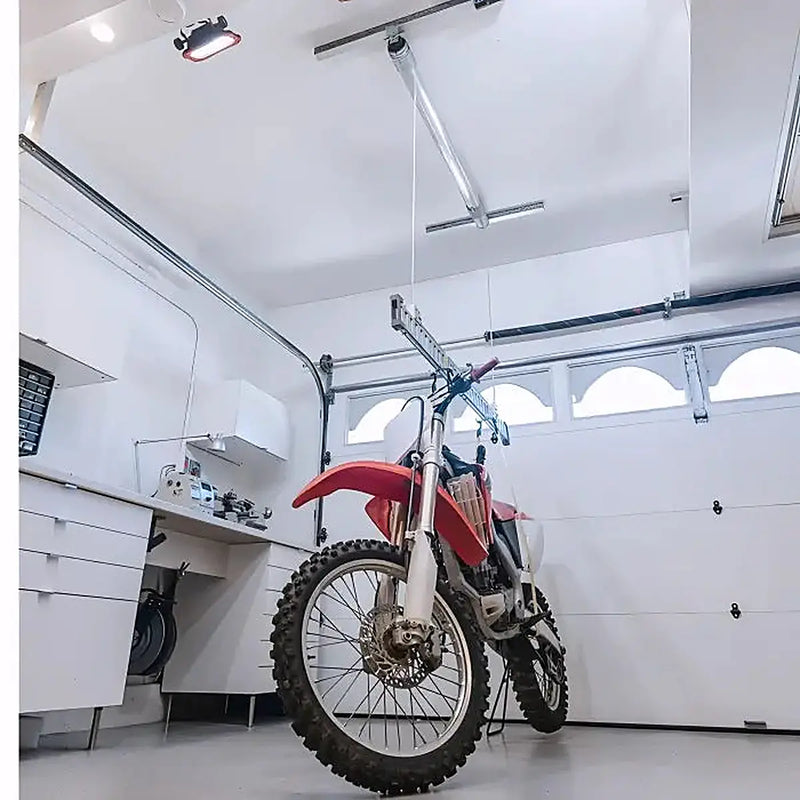 Auxx-One 400 lbs Lift for Garage - Bike, Kayak, Jeep-Top, Canoe, and More Auxx Lift