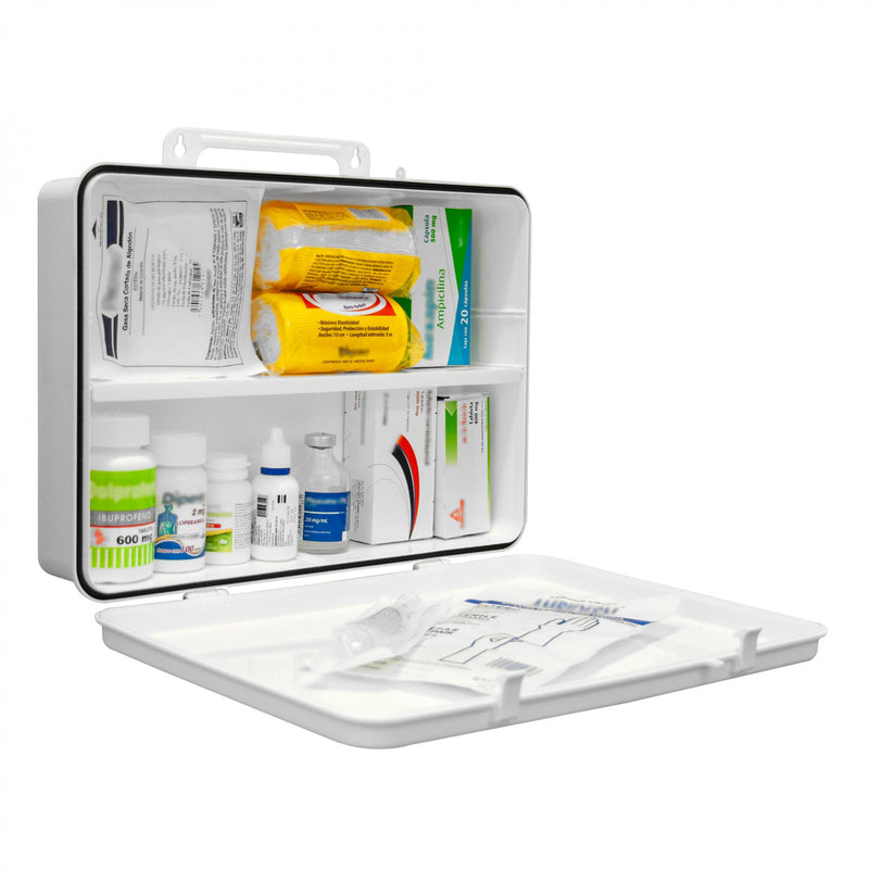 Durham Hips First Aid Box, 36 Units, Polystyrene, White (Pack of 10)