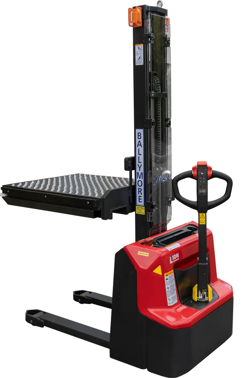 BALLYPAL-STK72BC-DRV (Lucy) - Ballymore Fully Powered Ball Conveyor Transfer Table, Adjustable Height 6-1/2" to 72", 500lb. Cap. Ballymore