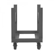 Durham Bar Cradle Truck With (4) Swivel 6" x 2" Phenolic Casters And 2 Cradles, Gray