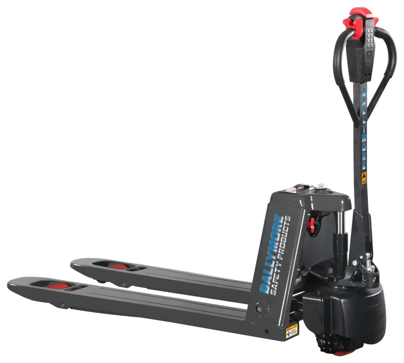 BM-EPJ-33S-21 - Ballymore Quick Charging Lithium-Ion Battery Powered Pallet Jack, 3300 lb. Capacity, 21.6"W x 45.3" Long Forks Ballymore