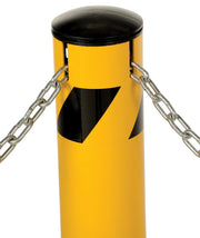 Vestil Steel Pipe Bollard with Chain Slots