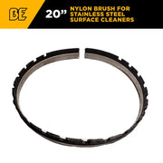 BRUSH, NYLON WAW 20" SS BE Power Equipment