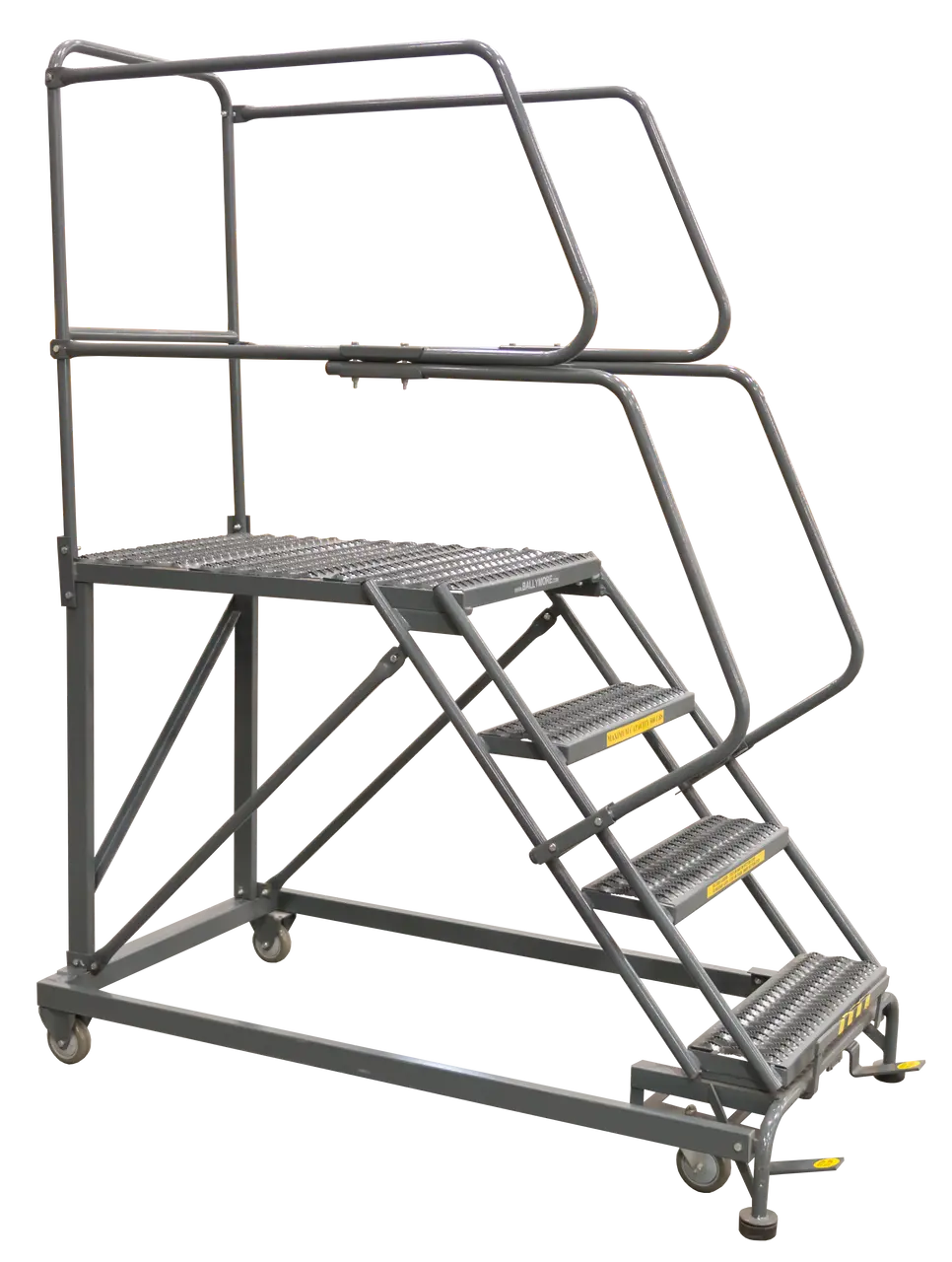 Ballymore 50 Degree Single Entry Platforms - With Handrails, 50° — Vovlift