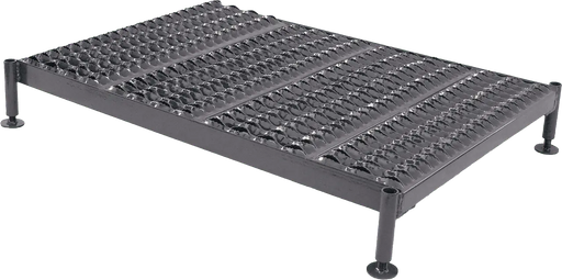 Ballymore Adjustable Height Steel Work Platform, Adjustable from 5" to 8", 24" Wide Base, 24" Length, Serrated Tread Ballymore
