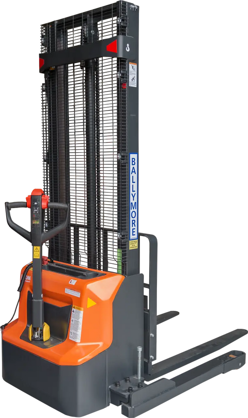 Ballymore BALLYPAL26NSL142 - Lithium Powered Straddle Leg Walkie Electric Stacker - 2600 Lb. Capacity - 142" Lift Ballymore
