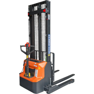 Ballymore BALLYPAL26NSL142 - Lithium Powered Straddle Leg Walkie Electric Stacker - 2600 Lb. Capacity - 142" Lift