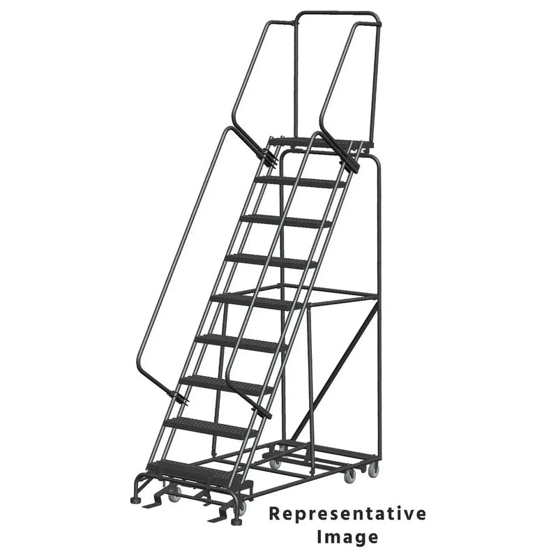 Ballymore Cal-OSHA Hds Steel Rolling Ladder Ballymore