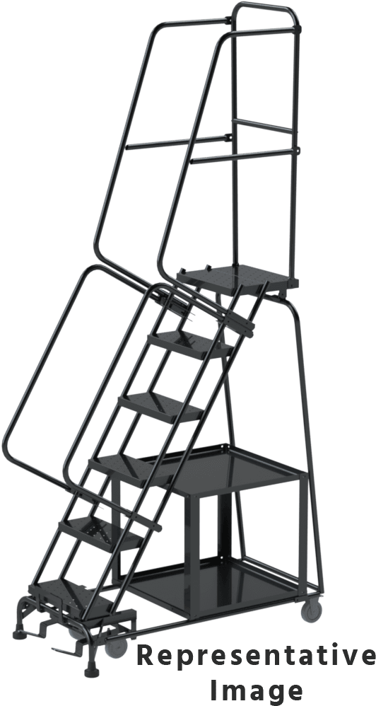 Ballymore Cal-OSHA Spl Stock Picking Ladder — Expanded Metal Ballymore