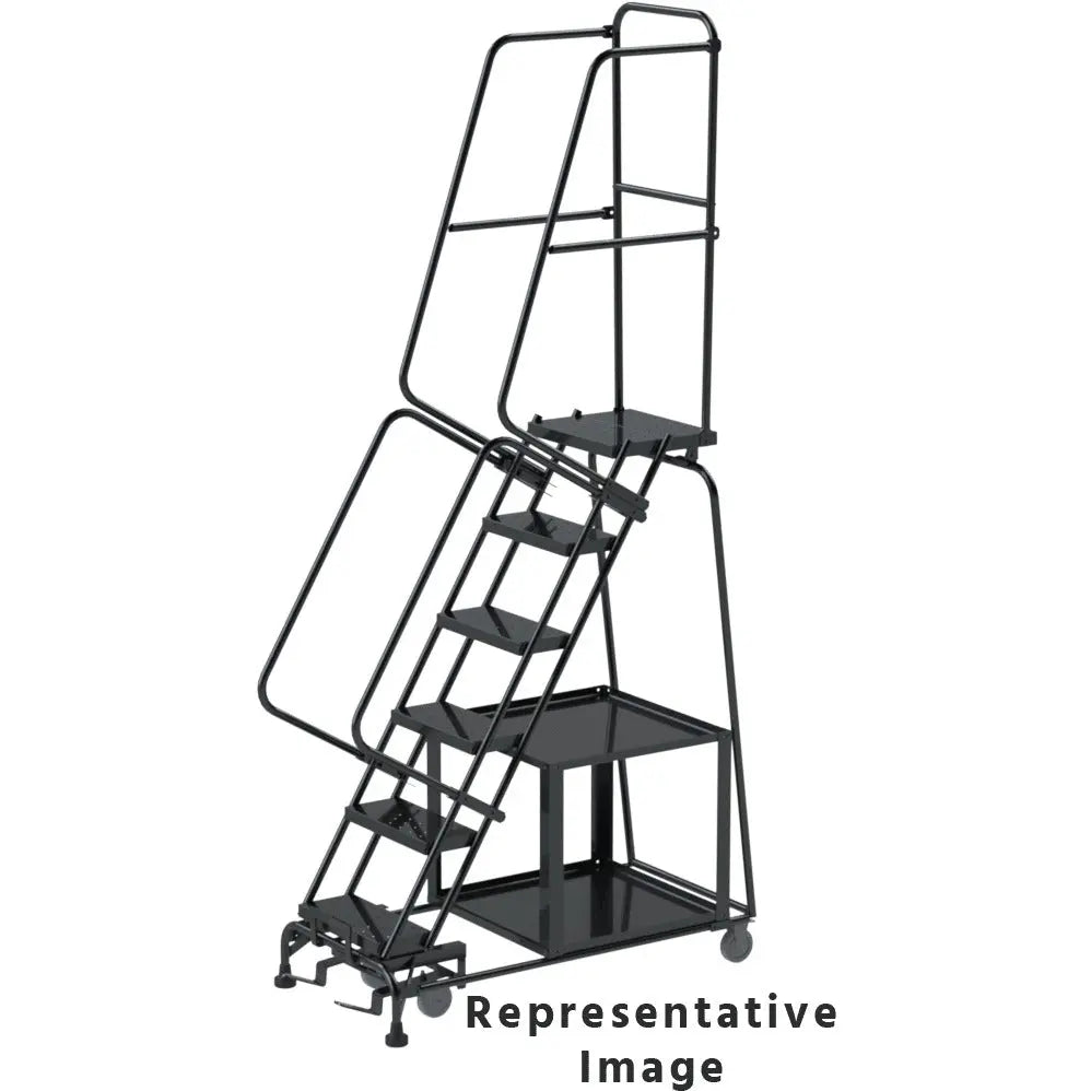 Ballymore Cal-OSHA Spl Stock Picking Ladder — Expanded Metal - Vovlift