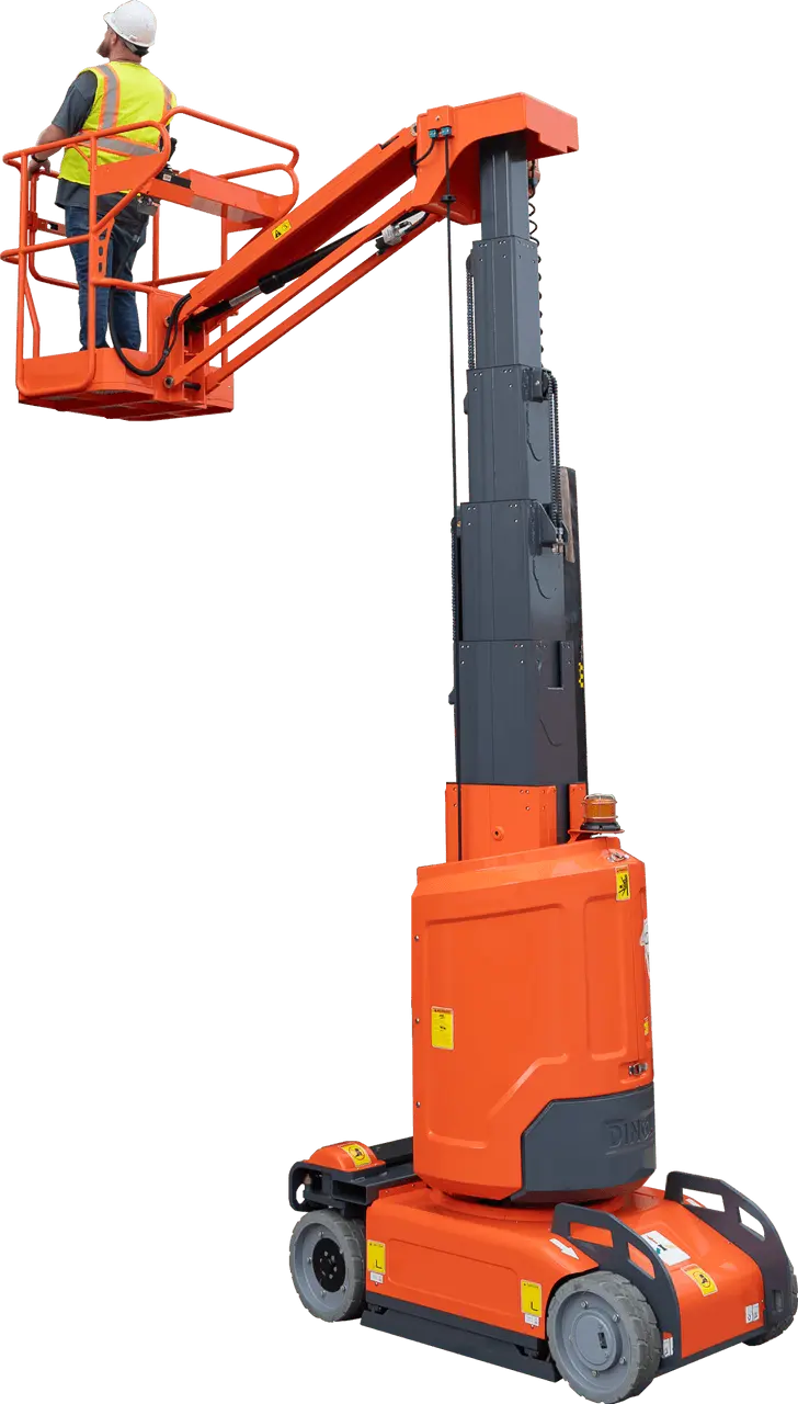 Ballymore Drivable Vertical Mast Lift, 30' Lift, 9' Jib Ballymore