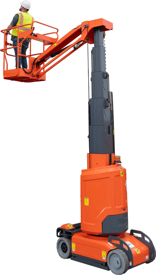 Ballymore Drivable Vertical Mast Lift, 30' Lift, 9' Jib Ballymore