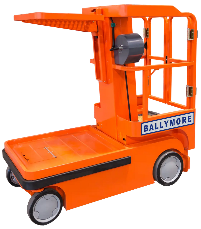 Ballymore Fully Powered Merchandise Lift: Driveable, Electric, 300 lb Load Capacity, 62 in Closed Ht Ballymore