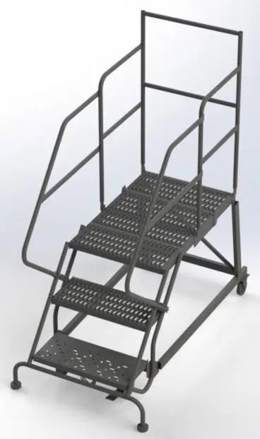 Ballymore Kdec Steel Rolling Ladder (KDEC103242-D3) Ballymore