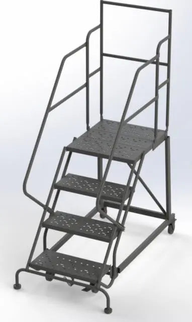 Ballymore Kdec Steel Rolling Ladder (KDEC104242-D2) Ballymore