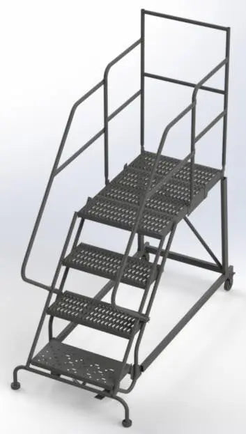 Ballymore Kdec Steel Rolling Ladder (KDEC104242-D3) Ballymore