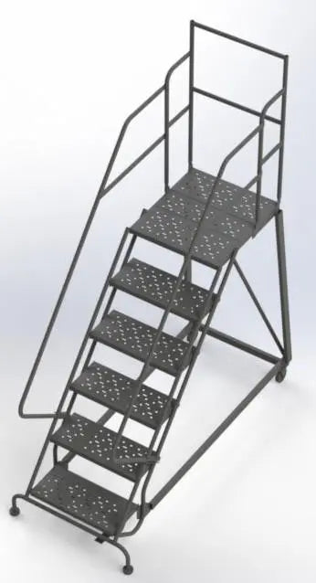Ballymore Kdec Steel Rolling Ladder (KDEC106242-D2) Ballymore