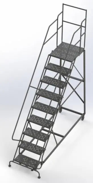 Ballymore Kdec Steel Rolling Ladder (KDEC109242-D2) Ballymore