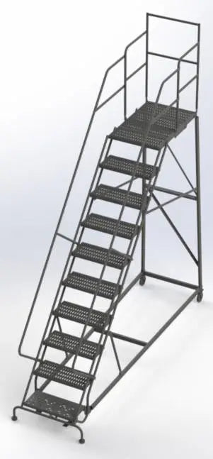 Ballymore Kdec Steel Rolling Ladder (KDEC110242-D3) Ballymore