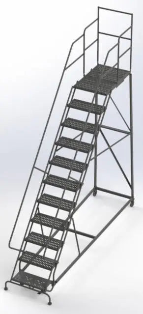 Ballymore Kdec Steel Rolling Ladder (KDEC111242-D3) Ballymore