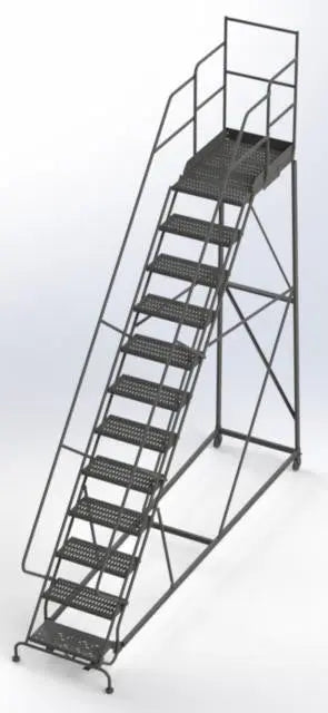 Ballymore Kdec Steel Rolling Ladder (KDEC112242-D3) Ballymore